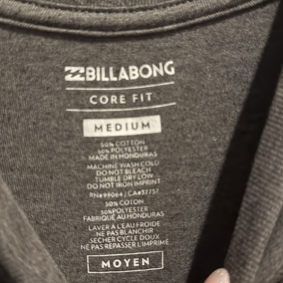 Quicksilver Grey Short Sleeve Logo T-shirt Size Men’s Medium - Picture 3 of 4